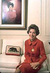 Nancy as the First Lady of California