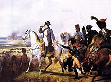 Napoleon at Wagram, painted by Horace Vernet