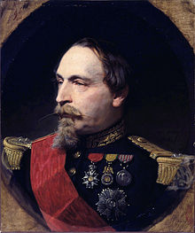 In this portrait by Adlophe Yvon, the French emperor is shown in his prime, two years before the defeat of his forces in the Franco-Prussian War (1870–1871).[45] The Walters Art Museum.