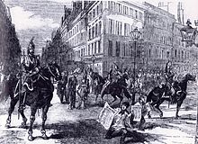 D'Allonville's cavalry in Paris during Napoleon III's 1851 coup.
