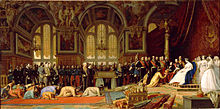 Napoleon III receiving the Siamese embassy at the palace of Fontainebleau in 1864