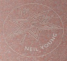 Young's Star on Canada's Walk of Fame