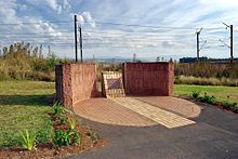 Monument erected in 1996 marking the site where Mandela was arrested near Howick, KwaZulu-Natal