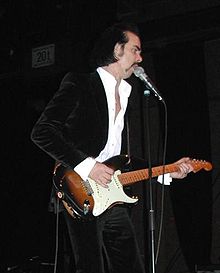 Nick Cave at a solo concert in Mainz, Germany on 11 November 2006.