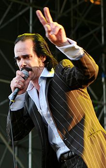Cave performing in 2008