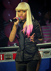 Minaj at the Hammerstein Ballroom in 2010.