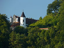 Schloss Neidstein in Bavaria was owned by Cage between 2007 and 2009.