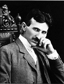 Tesla, aged 40. c. 1896