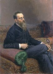 Portrait of Rimsky-Korsakov by Ilya Repin