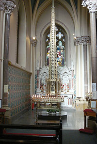 The shrine of St Oliver Plunkett, in St Peter's, Drogheda