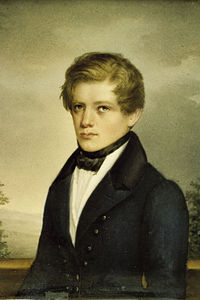 Bismarck at age 21, 1836