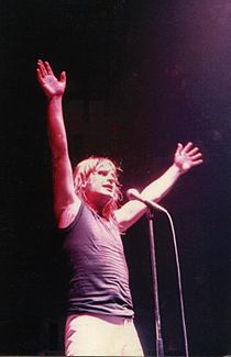 Osbourne performing in Cardiff, 1981