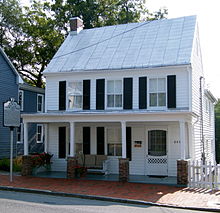 Cline's home in Winchester, Virginia. She lived here from age 16 to 21.
