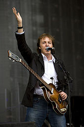 McCartney performing in New York in 2009
