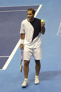 Pete Sampras at Champions Cup Boston, in 2007.