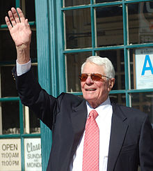 Graves attending a ceremony to receive a Star on the Hollywood Walk of Fame in October 2009