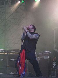 Anselmo performing with Down in 2006