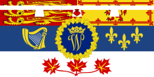 The Canadian royal standard of the Duke of Cambridge