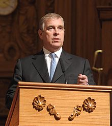 The Duke of York in Titanic Belfast on 29 January 2013