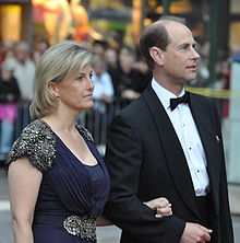 The Earl and Countess of Wessex at the wedding of the Crown Princess of Sweden in June 2010