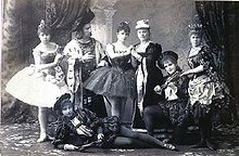 Original cast of Tchaikovsky's ballet, The Sleeping Beauty, Saint Petersburg, 1890