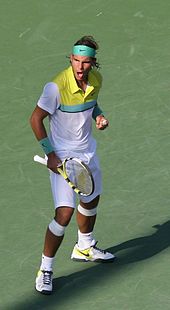 Nadal at 2009 Sony Ericsson Open, Miami, Florida, United States