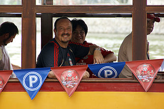 Rafael Benitez during Liverpool's Asia Tour in 2009.