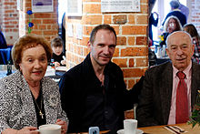 Ralph Fiennes with Eddie and Gloria Minghella at the 2011 Minghella Film Festival