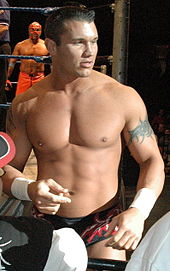 Orton at a WWE house show in 2005