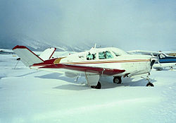 A 1957 Beechcraft Bonanza Model H35, very similar to the 1955 model Rhoads perished in