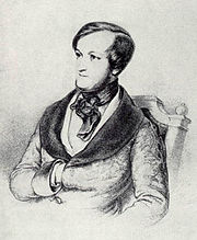 Wagner c. 1840, by Ernest Benedikt Kietz