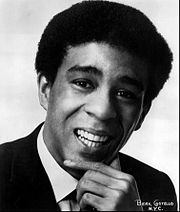 Publicity photo of Richard Pryor for one of his Mister Kelly's appearances, 1968 - 1969.