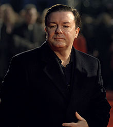 Gervais at the 60th British Academy Film Awards in 2007