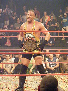 Van Dam just after winning the TNA World Heavyweight Championship in 2010.