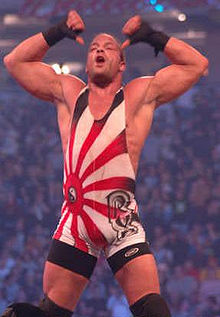 Van Dam during his ring entrance at WrestleMania 23