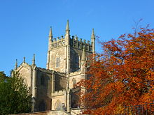 The tower of the rebuilt eastern end of the Abbey bears the sculpted words KING ROBERT THE BRUCE