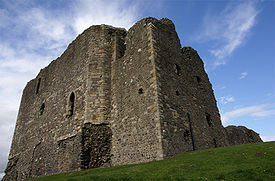 Dundonald Castle, where Robert II died in 1390