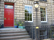 Stevenson's childhood home in Heriot Row