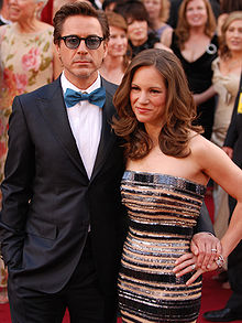 Downey Jr. and his wife, Susan Downey, at the 2010 Academy Awards