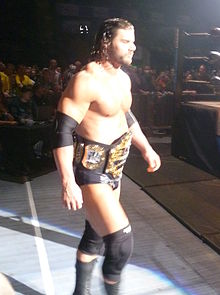 Roode with the TNA World Heavyweight Championship belt in January 2012.