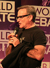 Williams speaking at the 2008 BBC World Debate.