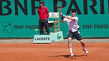 Söderling at the 2010 French Open