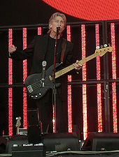 Waters playing "In the Flesh" on his Dark Side of the Moon Tour at Viking Stadion, Stavanger, 26 June 2006