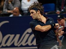 Federer at the 2007 Davidoff Swiss Indoors.