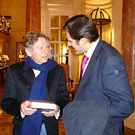 Polanski and Spanish writer Diego Moldes, Madrid, 2005
