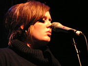 Adele performing live in 2009.