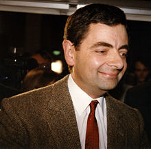 Rowan Atkinson in 1997, promoting Bean
