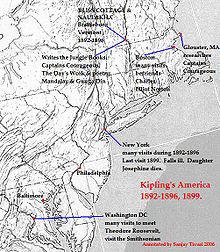 Rudyard Kipling's America 1892–1896, 1899