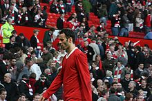 Giggs after the match against Manchester City in February 2008