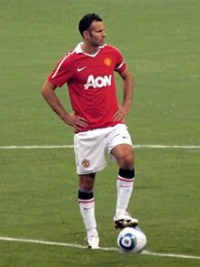 Giggs in a match against MLS All-Stars on 29 July 2010